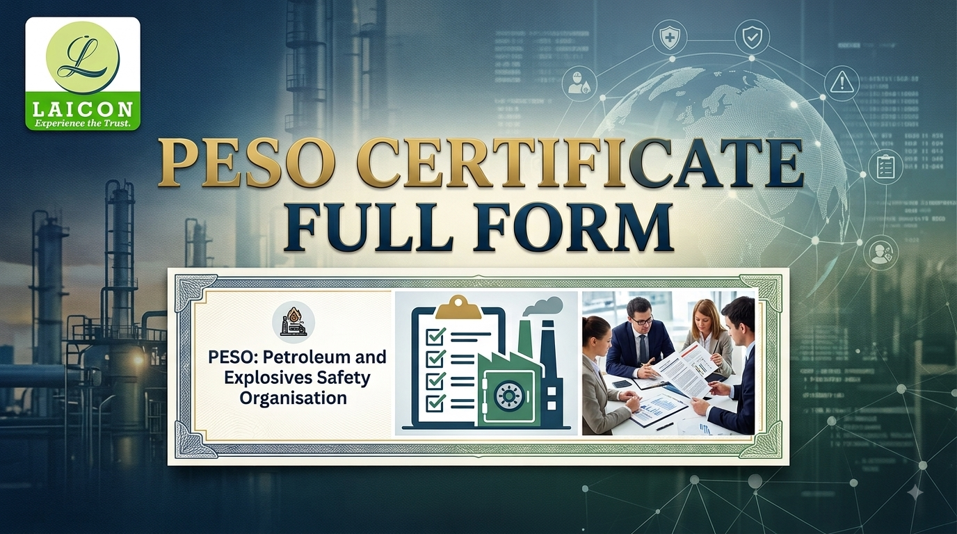 PESO Certificate Full Form